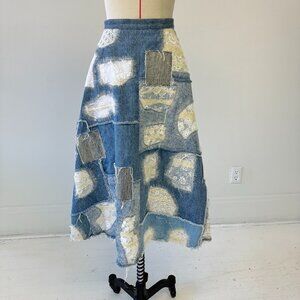 99% new Comme des Garcons denim skirt